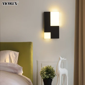 LED lampă de Perete modernă Nordic minimalist personalitate creatoare de artă noptiera camera de zi dormitor de Iluminat, Instalarea de corpuri de iluminat