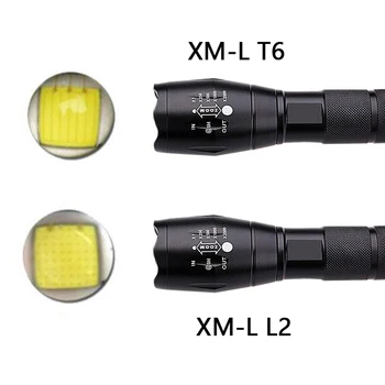 Litwod Z35 LED Lanterna Tactice 5000 Lumeni XM-L2 Zoomable 5 Moduri de Aluminiu rezistent la apa Lanterna LED Lanterna Lanterne