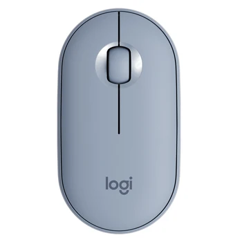 Logitech PIETRIȘ Mouse-ul fără Fir Tăcut Subțire și Lumină Portabile Moderne Mouse-ul cu 1000DPI pentru Windows 10 8 7 Maco Multi-Culoare Șoarece