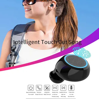 M11 TWS Bluetooth 5.0 set cu Cască fără Fir Căști Impermeabil Stereo Sport În ureche Căști Cască Bluetooth cu Încărcare Cutie
