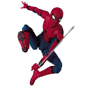 Marvel MAF047 Peter Parker Spider Man Avengers PVC Model de Acțiune Figura Jucarii si Cadouri Pentru Copii