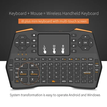 Mini Wireless Gaming Keyboard 2.4 GHz Air Mouse Tastatura Telecomanda Touchpad-ul Pentru Smart TV, Tableta, Laptop, Xbox 360, PS4 Tastatura