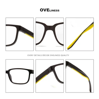 Moda pentru bărbați ochelari de vedere ochelari cadru pentru bărbați Piața de Optică Miopie ochelari baza de Prescriptie medicala tr90 de sex masculin Ochelari ochelari