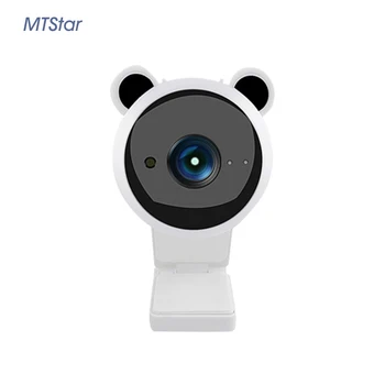 MTStar HD 1080P Mini USB Web Camera Rotativ Camere pentru transmisiunea Live Conferinta Video cu Microfon