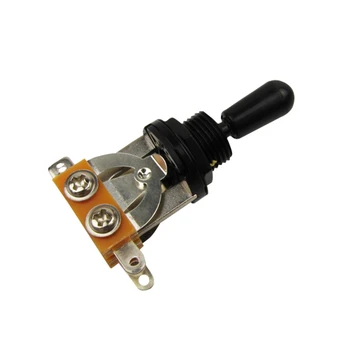 NOI 3 Mod de Chitara Pickup Selector Comutator w/ Black Sfat Buton Capac pentru Chitara Electrica Bass