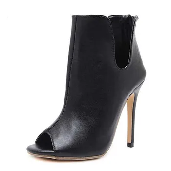 Noul Design De Primăvară Femei Chelsea Cizme Negre, Sandale, Pantofi Cu Toc Inalt Toamna Femeie Glezna Cizme Marimea 35 - 40
