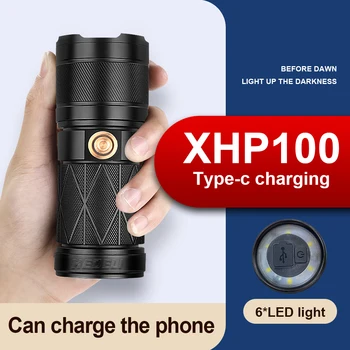 Noul Upgrade-ul Wick Xhp100 lumină Puternică XHP LED lanterna Lanterna Tactice Xhp90 Lanterna Usb Reîncărcabilă Lumina Flash 5 Moduri