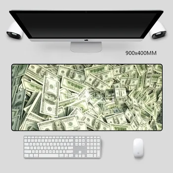 O Mulțime de Bani Poza Mouse Pad HD Tapet Imprimat Soareci Mat Personalitate Cusute cu Margini de Cauciuc Birou Pad Mare fețe de Masă