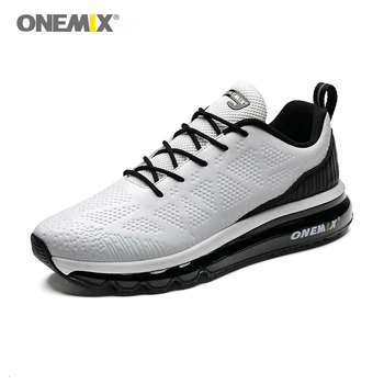 ONEMIX Pantofi sport pentru Barbati Pernă de Aer Adidași ochiurilor de Plasă Respirabil Pantofi de Mers pe jos Traseu Formatori cel Mai bun Drum Jogging Pantofi Sport