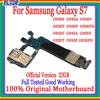 Original Debloca Placa de baza Pentru Samsung Galaxy S7 G930F G930A G930P G930T G935F G935FD UE Versiune Placa de baza 32