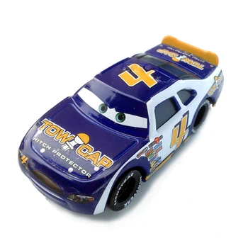 Original Pixar Cars 2 Nr. 4 Racer 1:55 Scară Turnat Sub Presiune Din Aliaj De Metal Modelul Brio Jucării Drăguț Pentru Copii Cadouri Fulger McQueen