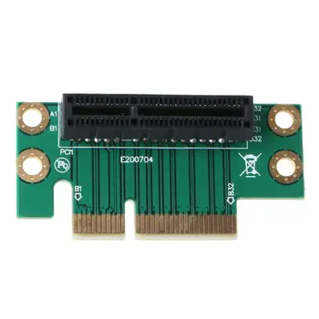PCI Express PCI-E 4X Adaptor Riser Card de 90 de Grade Unghi Drept Coloană Converter Card pentru 1U/2U Server Șasiu Calculator