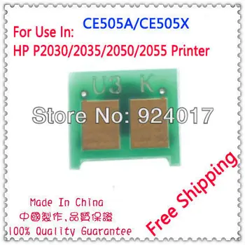 Pentru HP P2035 P2055 P2030 P2050 2035 2055 2030 Printer Toner Chip,CE505A CE505X 505A 505X 05A 05X 505 05 Cartuș de Toner Chip