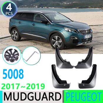 Pentru Peugeot 5008 2017 2018 2019 2-2 Masina de Generatie Fender Apărătoare Noroi Garda Splash Lambou Aripile apărătoare de noroi Accesorii Auto