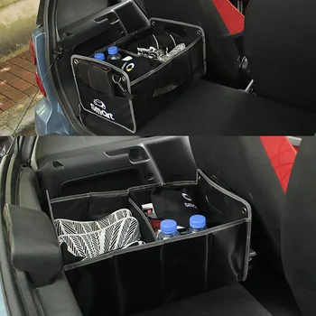 Pliabil negru cutie de depozitare sac Oxford pânză sac de depozitare pentru Smart Fortwo Forfour 453 451 model de masina accesorii auto sac net