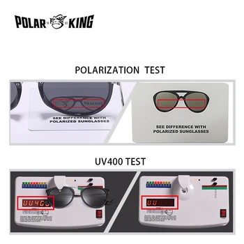 POLARKING Brand Retro Polarizat ochelari de Soare Pentru Barbati de Conducere Dublu Pod Ochelari de sex Masculin TR90 Pescuit Ochelari de Gafas Oculos de sol