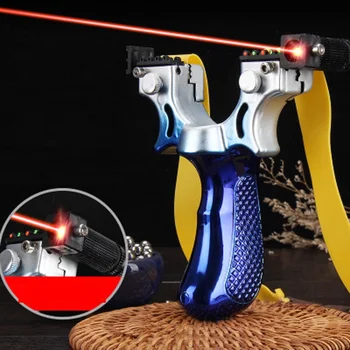 Produs nou 98k Laser Praștie Mare Precizie în aer liber Apăsarea Rapid Precizie Infraroșu Praștie de Fotografiere de Vânătoare Sling shot