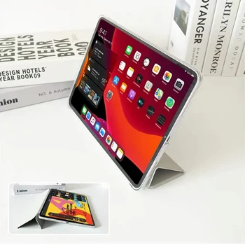 PU Piele Caz Transparente Pentru iPad Air Mini 5 4 3 2 1 Funda Pentru iPad Pro 11 10.5 9.7 6 5 10.2 7-a 8-a generație Caz