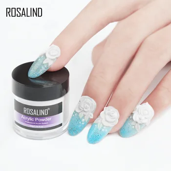 ROSALIND Praf Acrilic Poly Gel Pentru Unghii Nail Art Decoratiuni de Cristal Set Manichiura Kit Profesional Unghii Accesorios