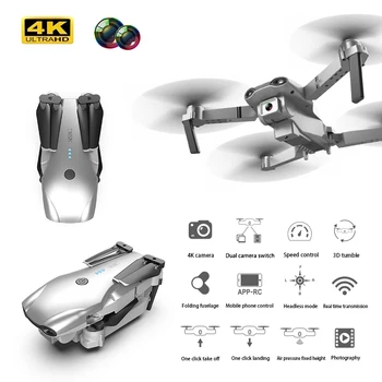 S602 4K Profesionale Drona Cu Duanl WIFI Camera FPV cu Unghi Larg Camera Pliabil Altitudine RC Quadcopter GPS Dron VS F3 Pro