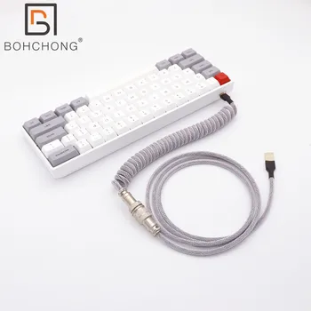 SK61 tastatură mecanică & USB Cablu Spiralat NKRO Gateron optice de comutare 60% cu Cablu de Jocuri de noroc hot swapping soclu led-uri rgb de tip c pcb