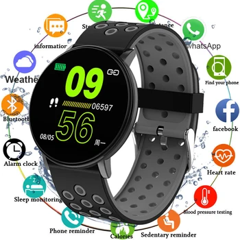 Sport Ceas Inteligent Bărbați Impermeabil Tensiunii Arteriale Ceasuri Inteligente Femei Monitor de Ritm Cardiac Bluetooth Smartwatch Pentru Android IOS