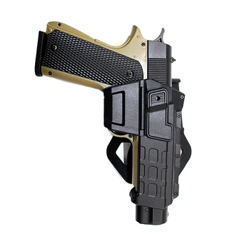 Tactic Toc de Pistol pentru Glock 17 19 Colt 1911 Mobile Airsoft Talie Toc Pistol cu Lanterna cu Laser Montat pe Pistol Caz