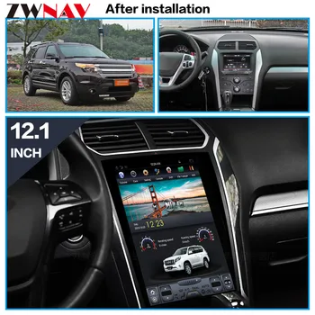 Tesla Stil Android 9.0 Player Auto Navigație GPS Pentru Ford Explorer 2011+ MAC Capul Unitate Multimedia Player, Radio-casetofon HD