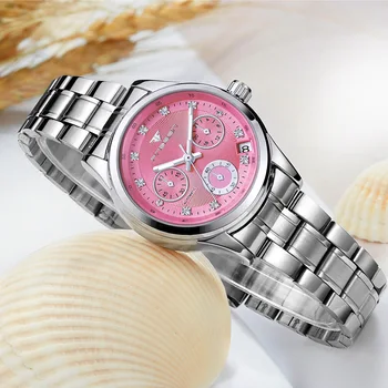 Top doamnelor ceas automatic mecanic gol de sex feminin ceas de lux nou nou oțel de moda populare personalitate femeie de afaceri de ceas