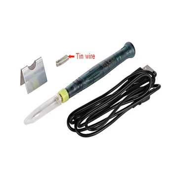 UANME Fier de Lipit Mini USB Electric Portabil de Lipit Pistol Indicator LED Fier de călcat Fierbinte de Sudare de Înaltă Calitate Instrument de Încălzire 5V 8W