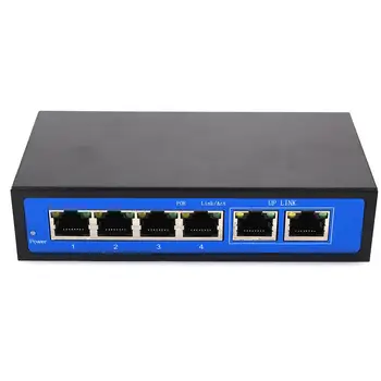 Universal POE Ethernet IP Phone Home Router 4+2 Porturi RJ45 250M Wireless AP Întreprindere de Rețele de Securitate CCTV camera IP