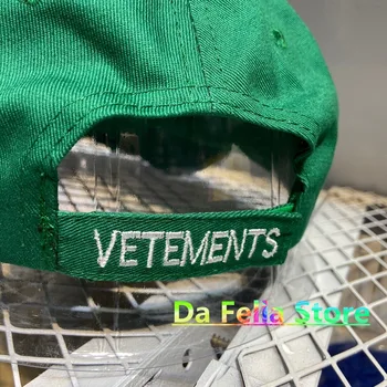 Vetements Pălării 2020 Bărbați Femei Săptămână Serie Brodate Logo-ul Vetements Capace Pălărie Margine Dărăpănată Design VTM Viziere duminică luni
