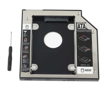 WZSM Ridicata Nou al 2-lea HDD, Hard Disk SSD Caddy 12,7 mm pentru HP Elitebook 8440P 8470p 8530p