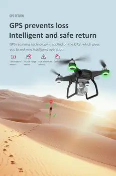 X35 RC Drone Camera GPS 5G WiFi 4K HD Camera Profesionala RC Quadcopter fără Perii Drone 3 Axis Gimbal Stabilizator 22minute dron