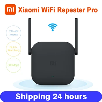 Xiaomi Mijia Repetor WiFi Pro 300 Km Amplificator de Rețea Expander Router Putere Extender Router Cu 2 Antene pentru Router Wi-Fi 2.4 G